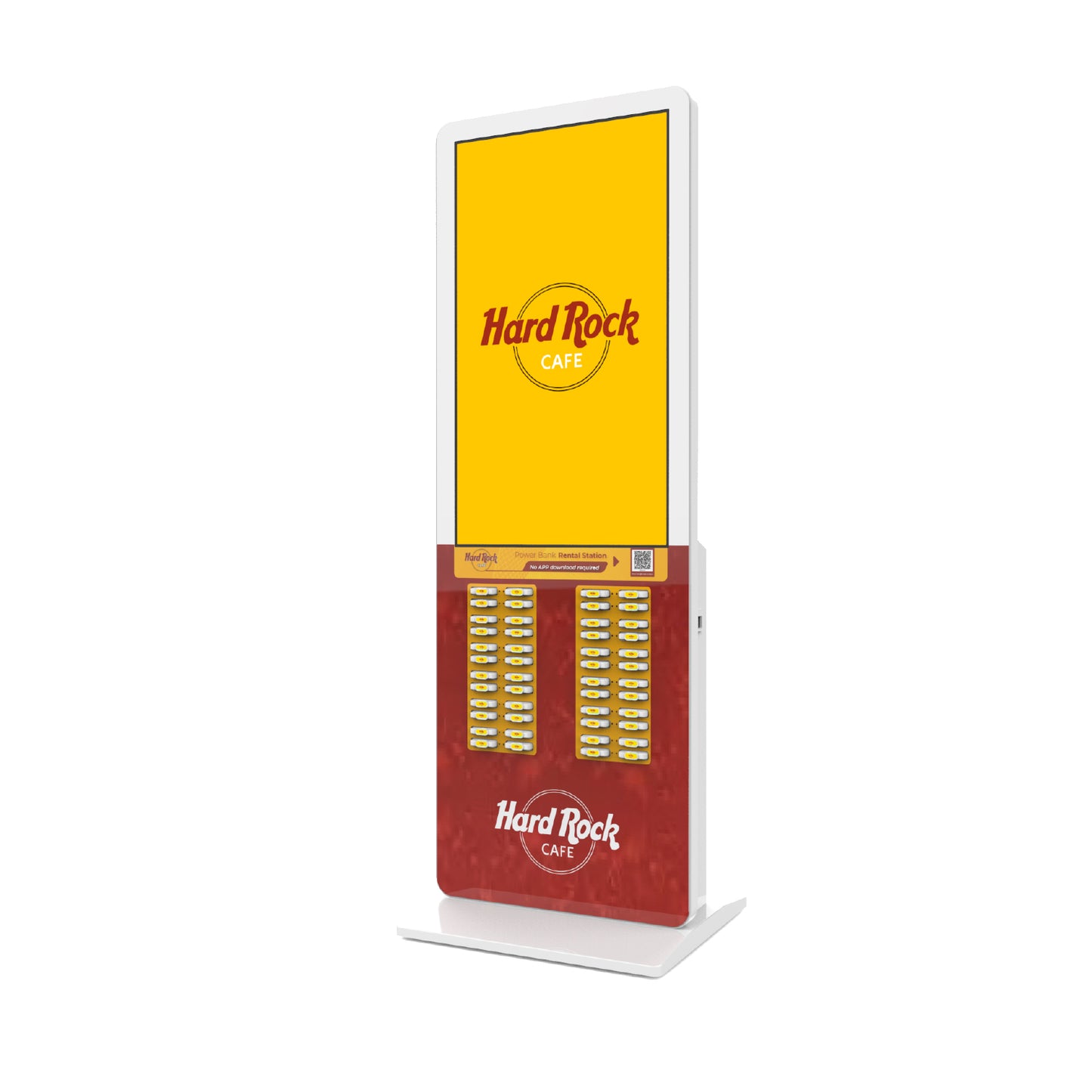 GEO 48 Power Bank Rental Kiosk with 43" Advertising Screen