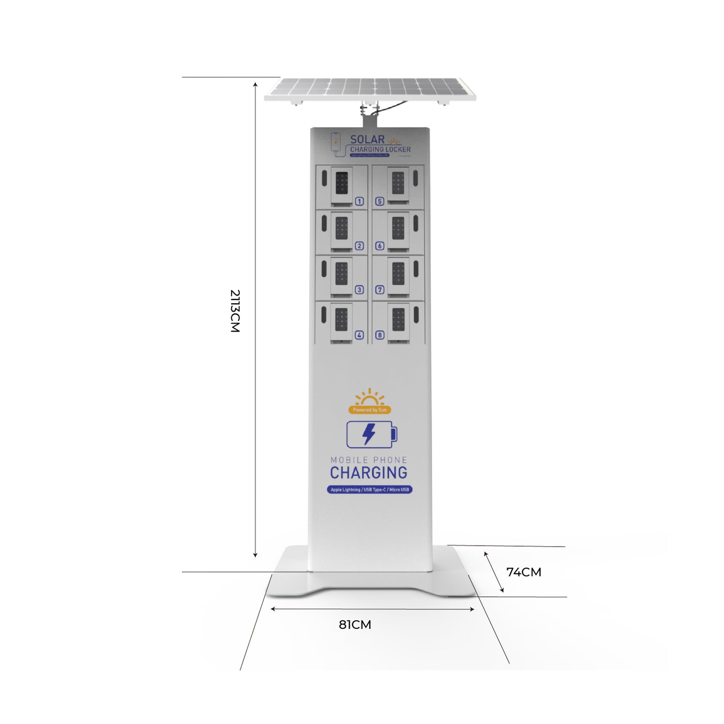 SOL Solar Powered Mobile Charging Locker