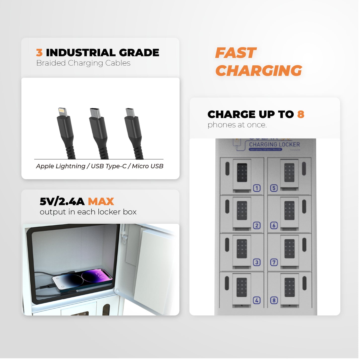 SOL Solar Powered Mobile Charging Locker