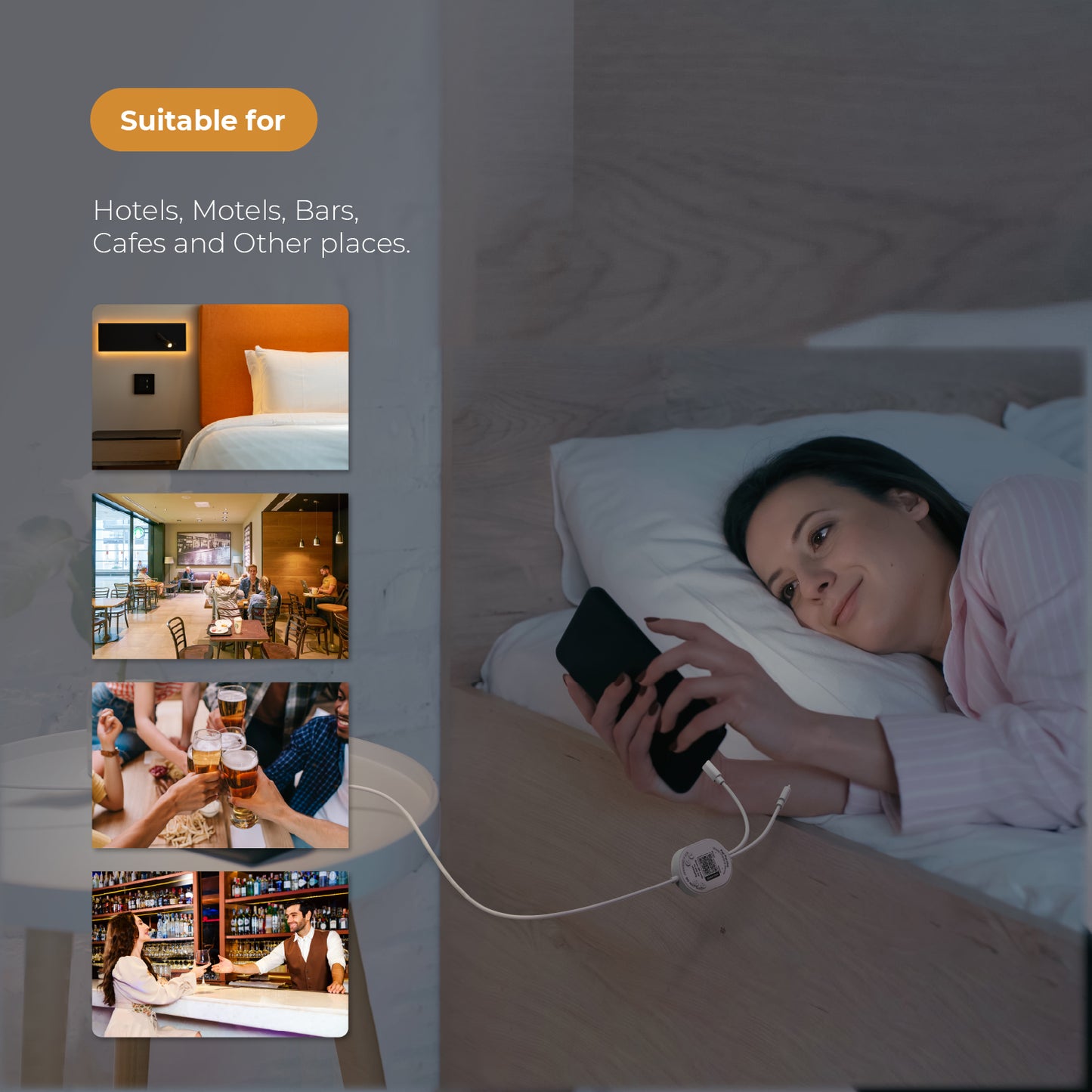 QR Code Pay Charger Cable with PD25W Super-Fast Charging (8-Pack)