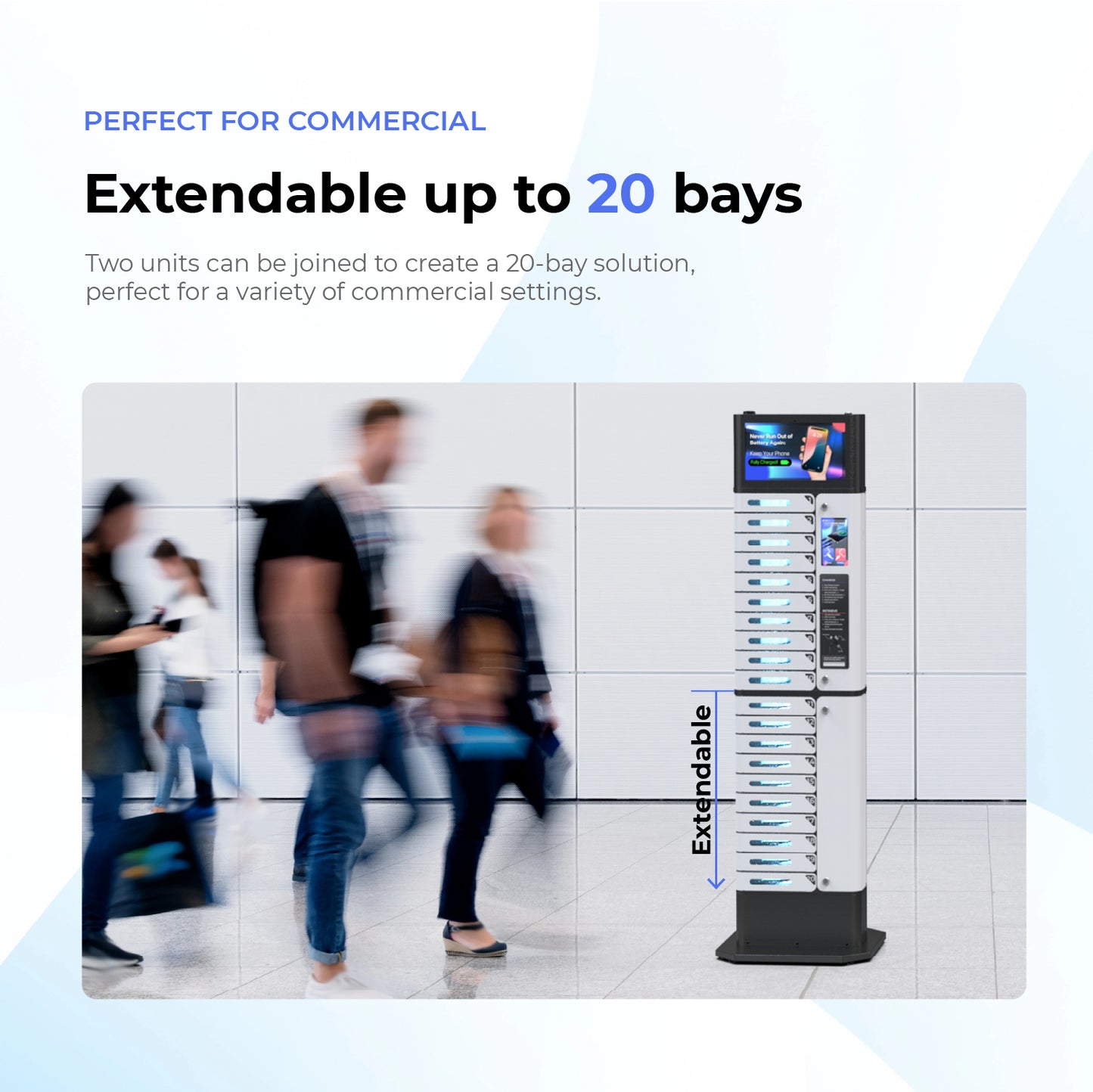 AMI 10 Bay Mobile Phone Charging Locker