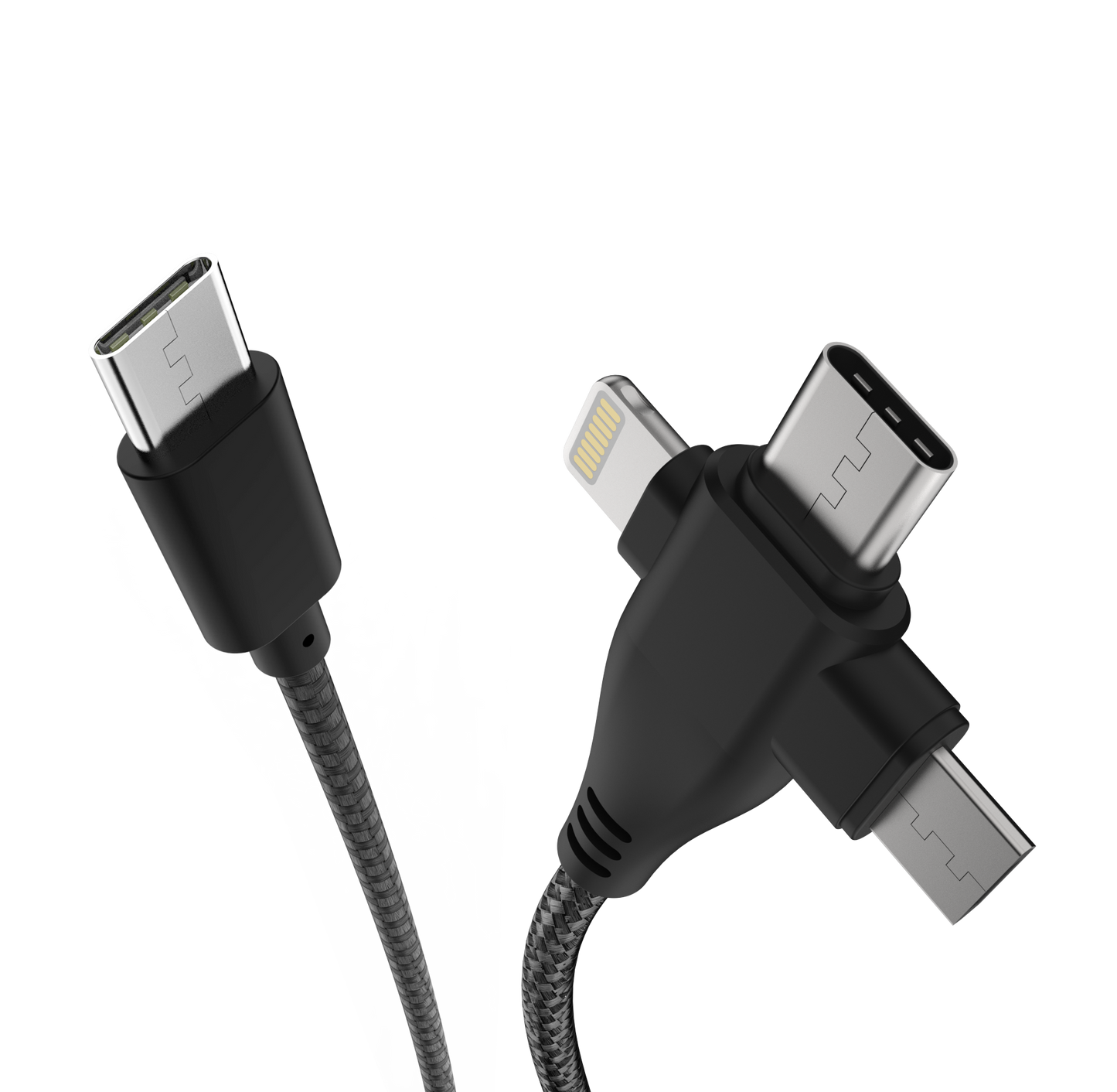 Replacement Cable: 3-in-1 Fast Charging Cable for AMI Locker (Type-C, 8-Pack)