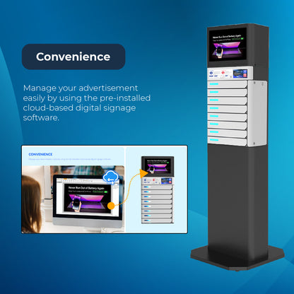 VOX Ultra 8 Bay UV-C Sanitizing & Charging Locker for Laptops and Tablets