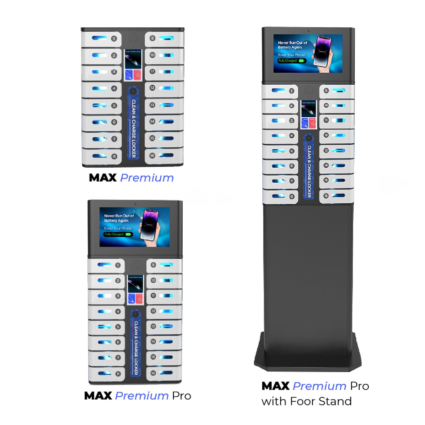 MAX 16 Bay Mobile Charging Locker