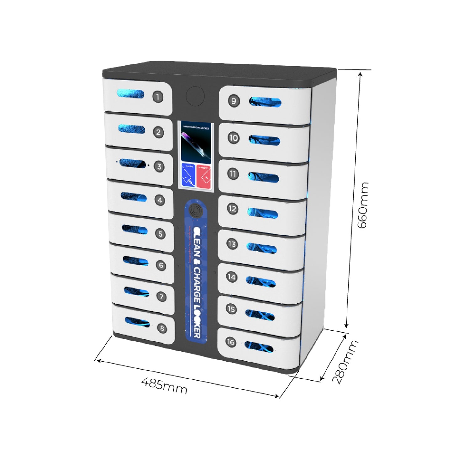 MAX 16 Bay Mobile Charging Locker