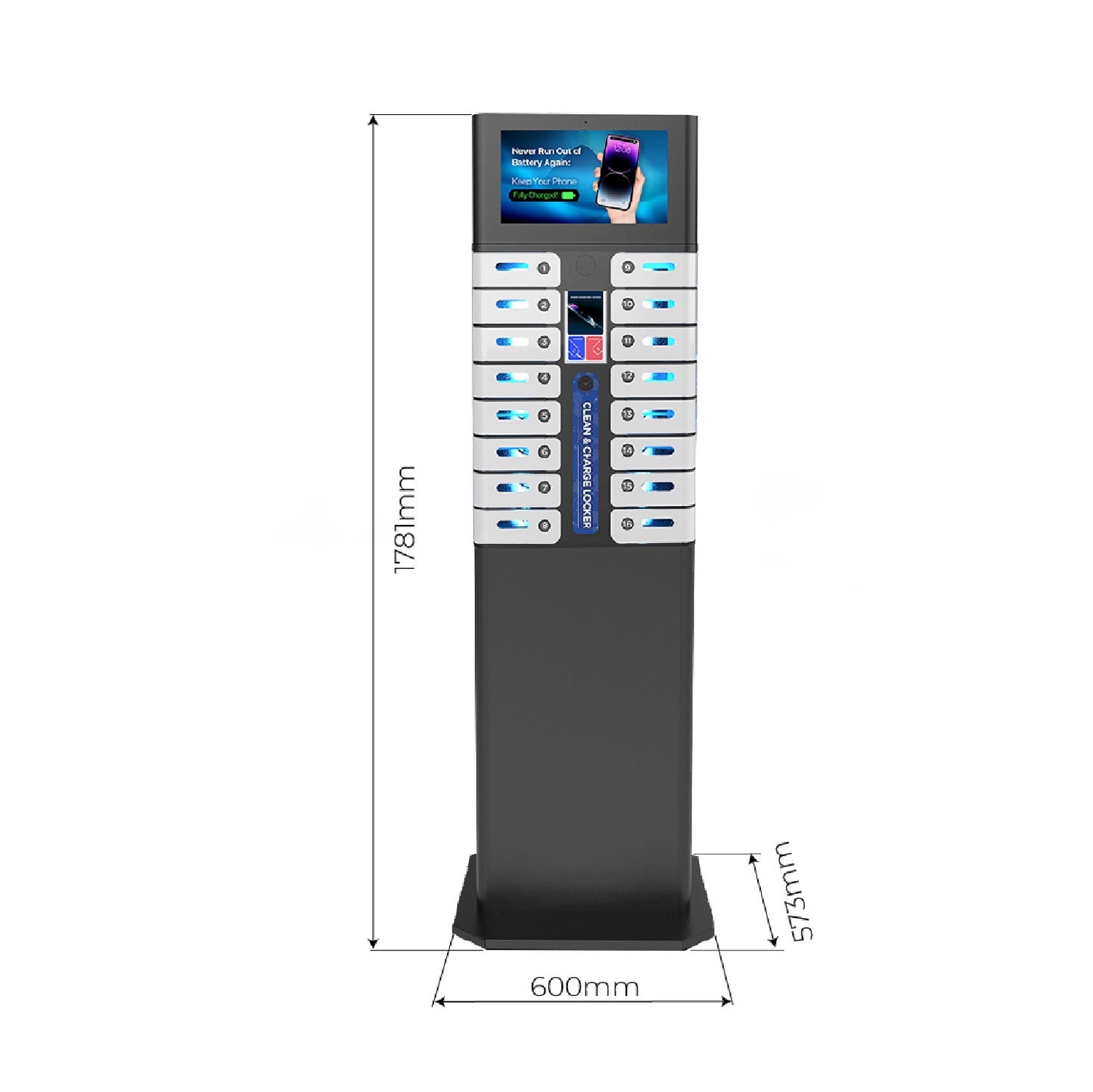 MAX 16 Bay Mobile Charging Locker