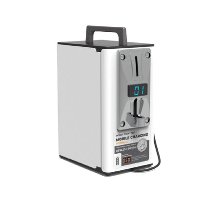 YOO 2 Coin Operated Cell Phone Charging Station (PD20W, 24,000 mAh Battery)