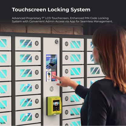 GIA 32-Bay Credit Card-Operated Mobile Charging Locker