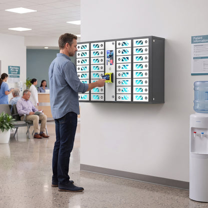 GIA 32-Bay Credit Card-Operated Mobile Charging Locker
