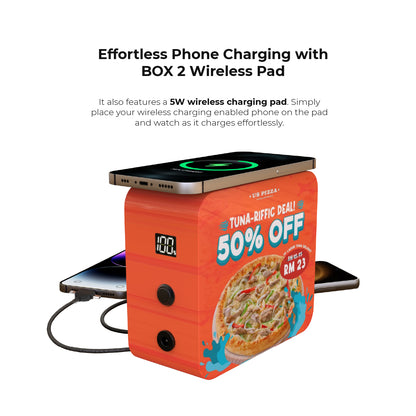 BOX 2 Battery Powered Desktop Charging Station