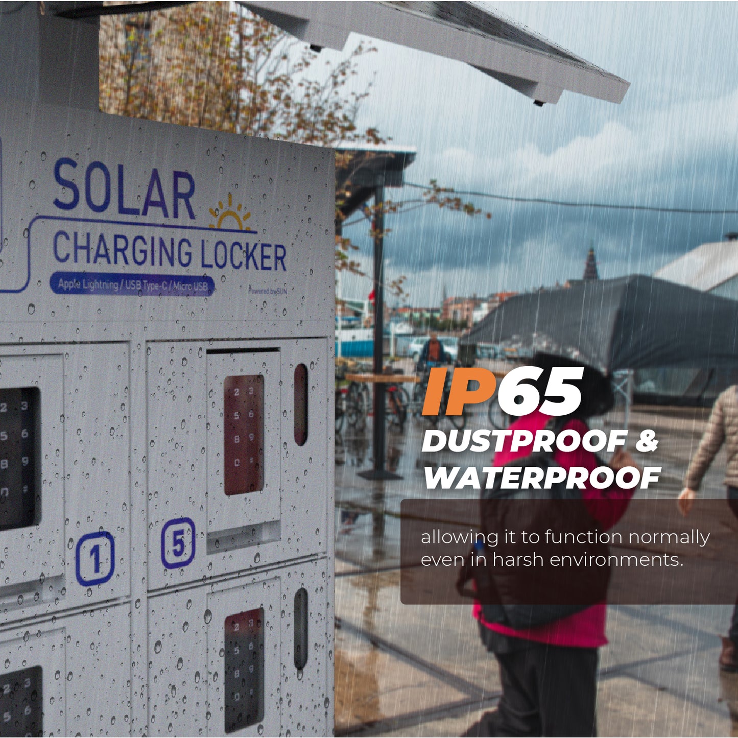 SOL Solar Powered Mobile Charging Locker