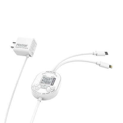 QR Code Pay Charger Cable with PD25W Super-Fast Charging (8-Pack)