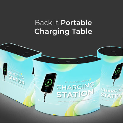 ARC Backlit Portable Charging Table