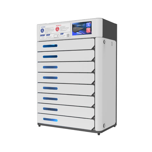 VOX Ultra 8 Bay UV-C Sanitizing & Charging Locker for Laptops and Tablets