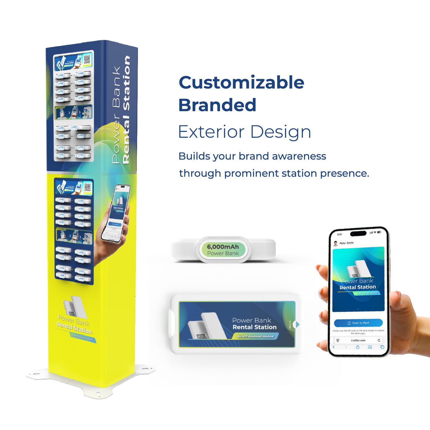 EXO 32 Power Bank Rental Kiosk