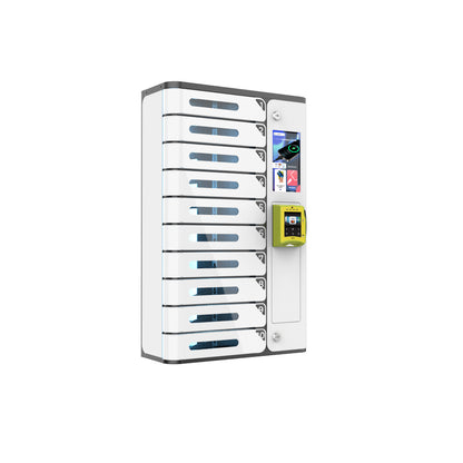 AMI 10 Bay Credit Card Operated Mobile Charging Locker