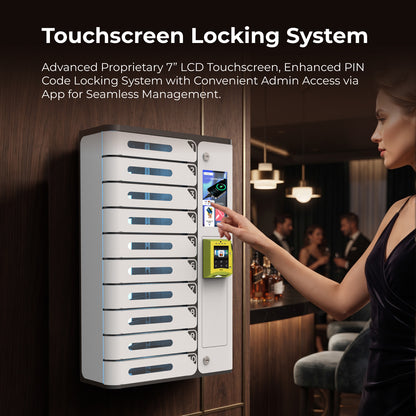 AMI 10 Bay Credit Card Operated Mobile Charging Locker