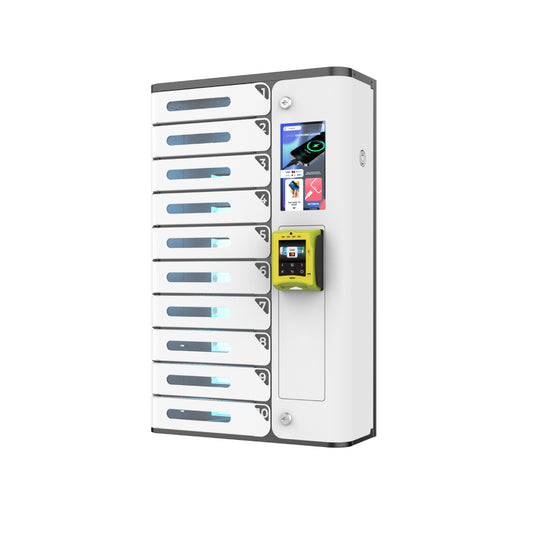AMI 10 Bay Credit Card Operated Mobile Charging Locker