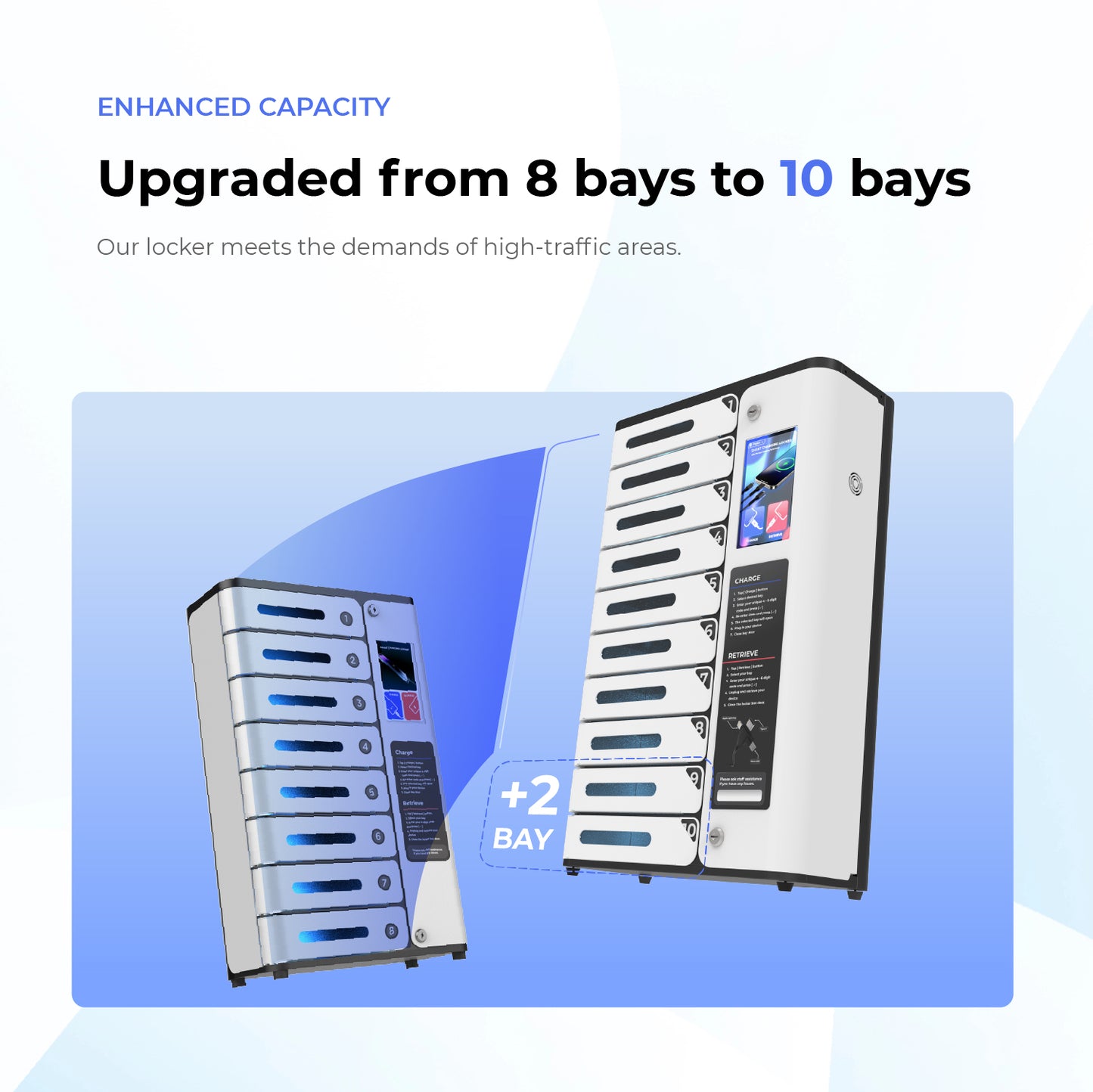 AMI 10 Bay Mobile Phone Charging Locker