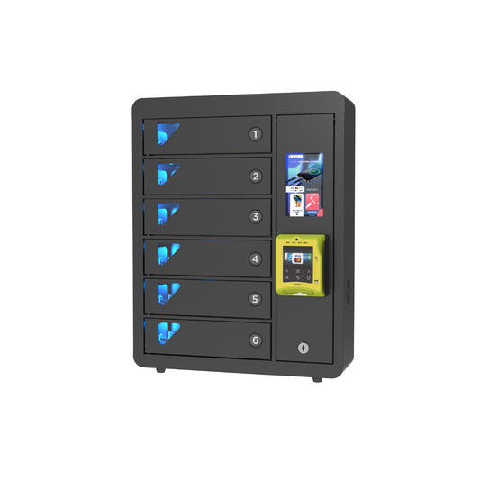 JUN 6 Bay Credit Card Operated Mobile Charging Locker