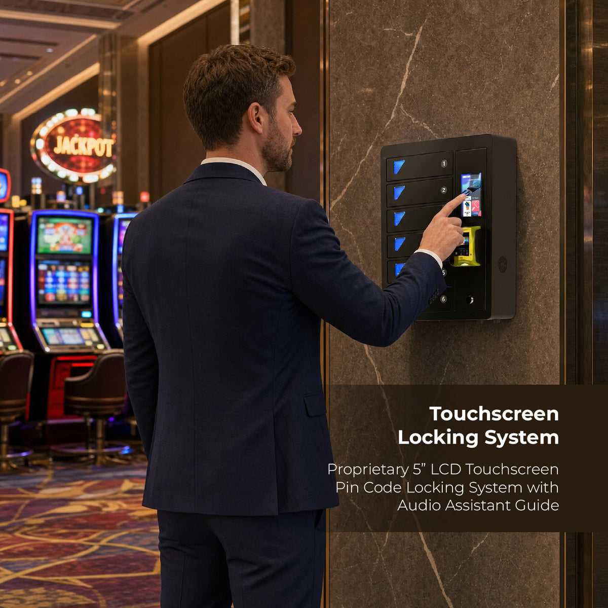 JUN 6 Bay Credit Card Operated Mobile Charging Locker