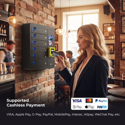 JUN 6 Bay Credit Card Operated Mobile Charging Locker