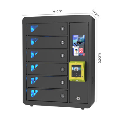 JUN 6 Bay Credit Card Operated Mobile Charging Locker