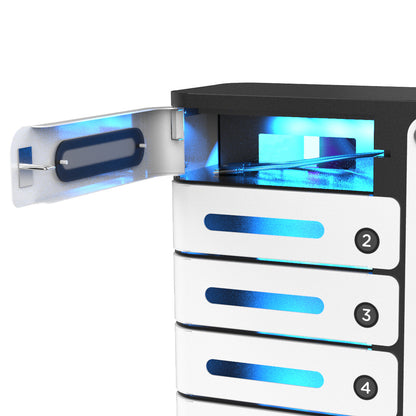 MIA 8 Bay Pin Code Charging Locker