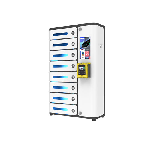 MIA Premium 8 Bay Credit Card Operated Mobile Charging Locker
