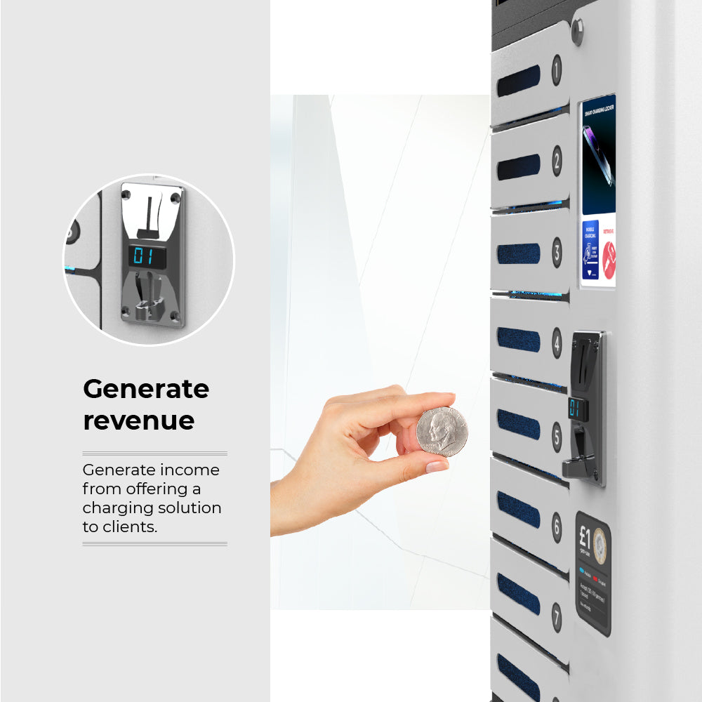 MIA Premium Coin Operated Charging Locker
