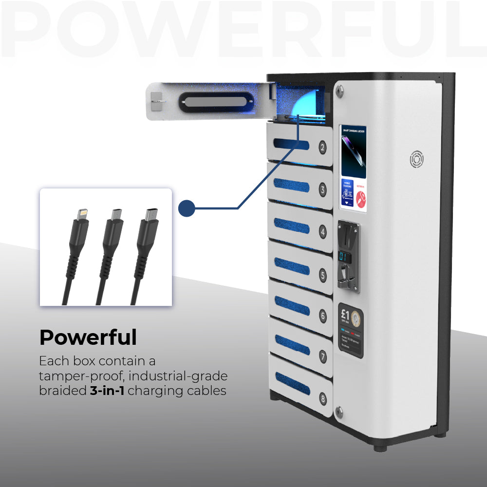 MIA Premium Coin Operated Charging Locker