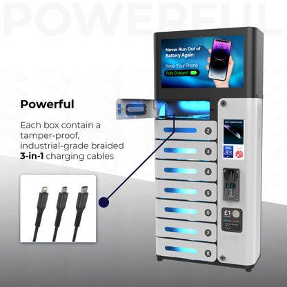 MIA Premium Pro Coin Operated Charging Locker