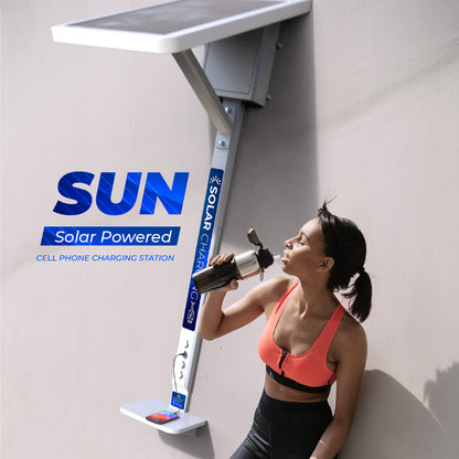 SUN Solar Powered Cell Phone Charging Station