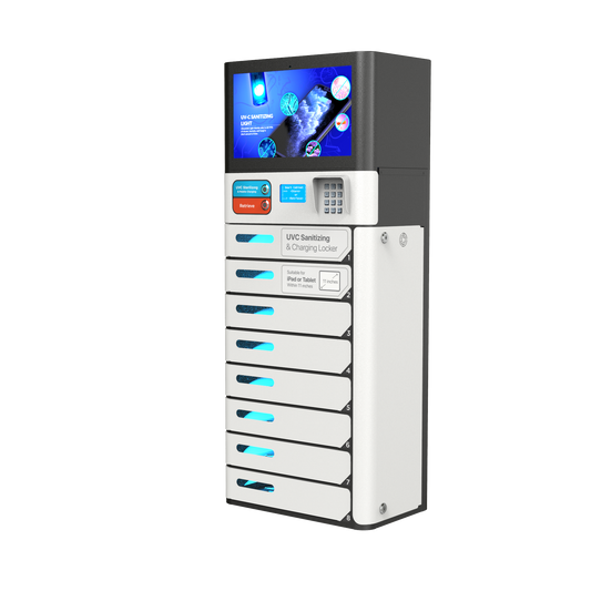 VOX PRO 8 Bay UV-C Sanitizing & Charging Locker for Tablets & iPads